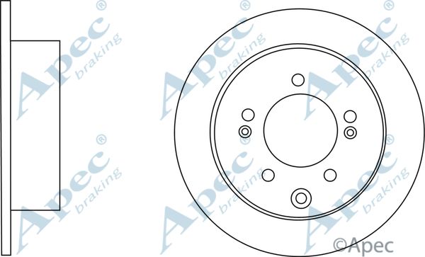 APEC BRAKING Jarrulevy DSK2766